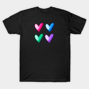 Colorful Hearts T-Shirt